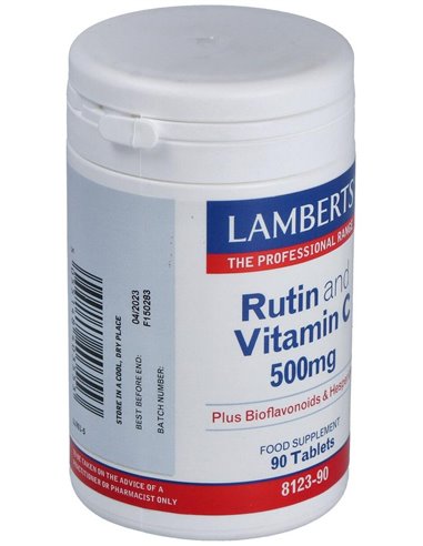 Rutina y Vitamina C 500 mg con Bioflavonoides de Lamberts