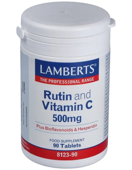 Rutina y Vitamina C 500 mg con Bioflavonoides de Lamberts