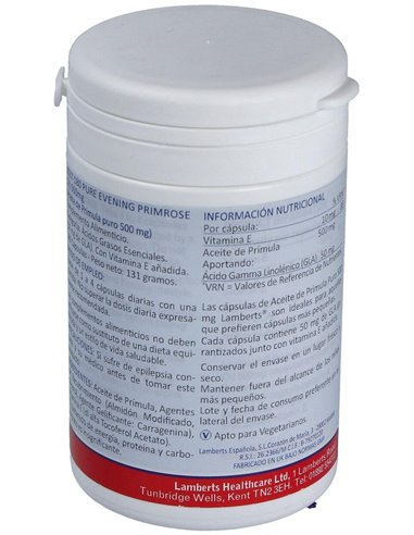 Aceite de Prímula 500 mg de Lamberts