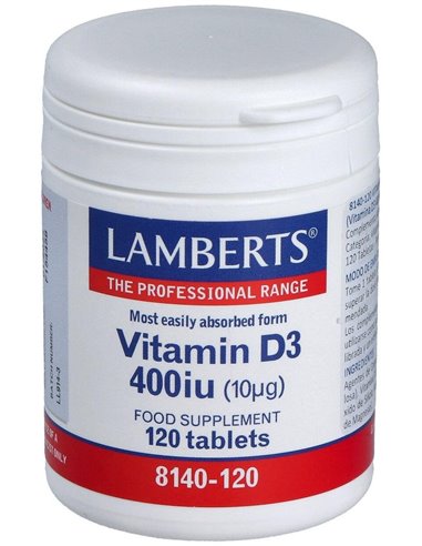 Vitamina D3 400 UI (10 µg) de Lamberts