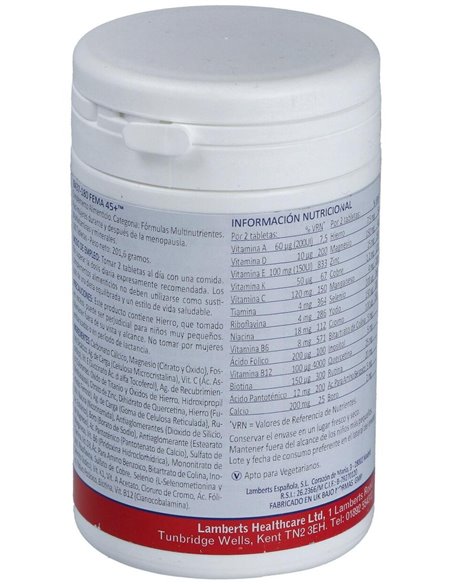 FEMA 45+ (Durante y después de la Menopausia) 180 Tabs. de Lamberts