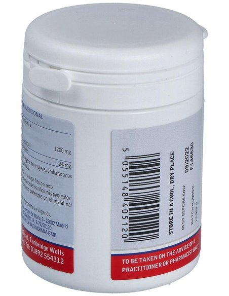 Ginseng Coreano 1200 mg 60 Tabs. de Lamberts