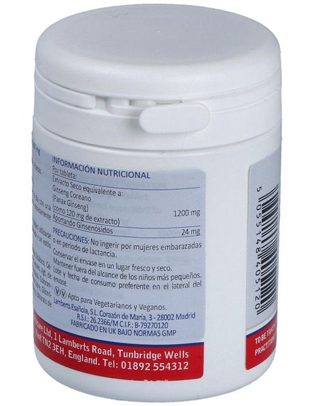 Ginseng Coreano 1200 mg de Lamberts