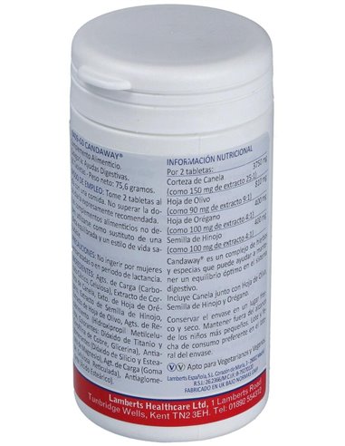 Candaway® (Canela, olivo, hinojo y orégano) de Lamberts