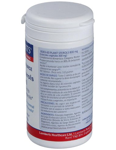 Esteroles Vegetales 800 mg de Lamberts