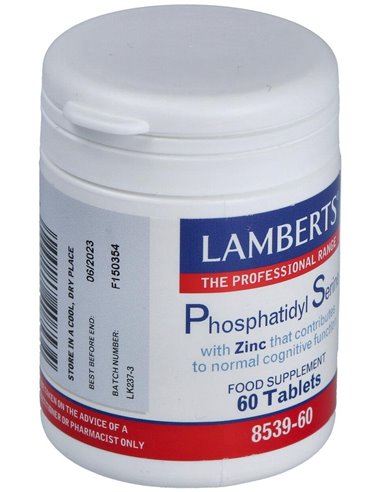 Fosfatidil Serina 100 mg con Zinc 5 mg de Lamberts