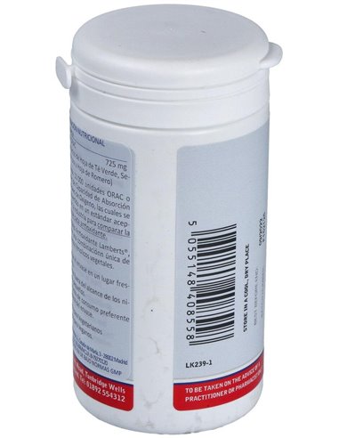 Complejo Antioxidante (10.000 ORAC) 60 Tabs. de Lamberts