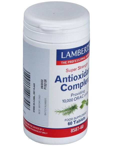 Complejo Antioxidante (10.000 ORAC) 60 Tabs. de Lamberts