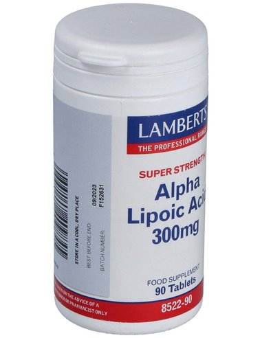 Ácido Alfa Lipoico 300 mg 90 Tabs. de Lamberts