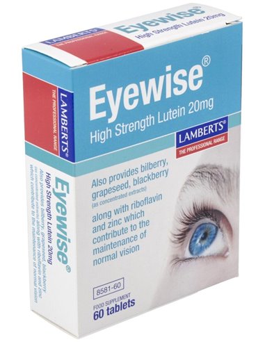 Eyewise® (Luteína, Zeaxantina,Plantas, Vit, Min) 60 Tabs. de Lamberts
