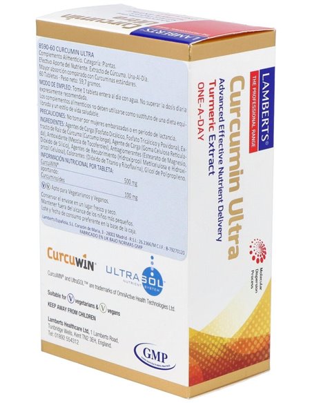 Curcumin Ultra (Una al Día) de Lamberts