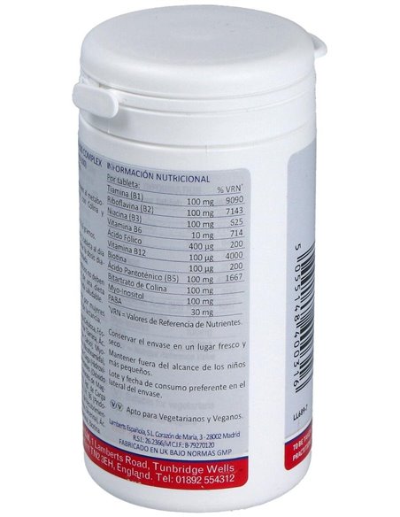 Complejo de Vitaminas B-100 de Lamberts