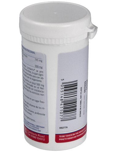 L-Carnitina 500 mg 60 Caps. de Lamberts