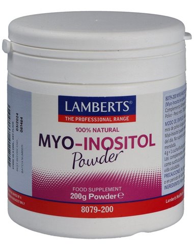 Myo Inositol en polvo 100% Natural de Lamberts