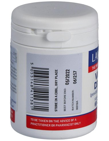 Vitamina D3 (1000 UI) + K2 (como MK-7) (90 µg) de Lamberts