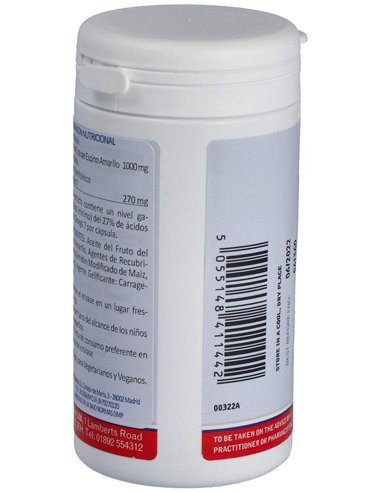 Aceite del fruto del Espino Amarillo 1000 mg 30 Caps. de Lamberts