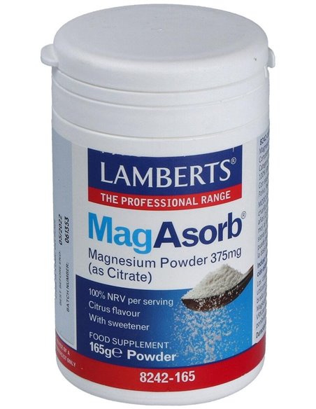 MagAbsorb® Mag 375 mg (en polvo) 165 g de Lamberts