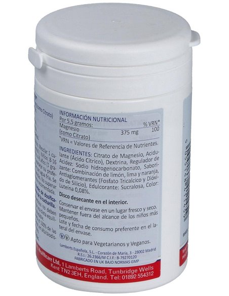MagAbsorb® Mag 375 mg (en polvo) 165 g de Lamberts