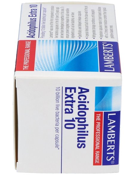 Acidophilus Extra 10 (10000 millones por cápsula) 60 Caps. de Lamberts
