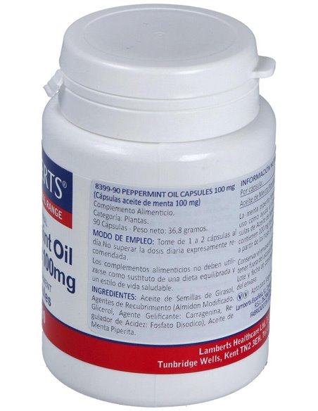Aceite de Menta 100 mg de Lamberts