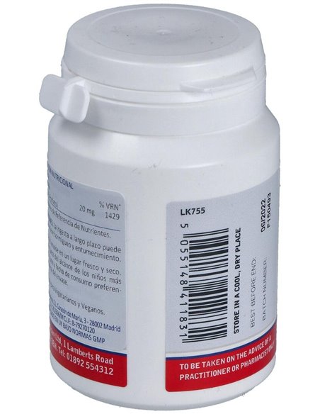 P5P 20 mg (Piridoxal-5-Fosfato) 60 Tabs. de Lamberts