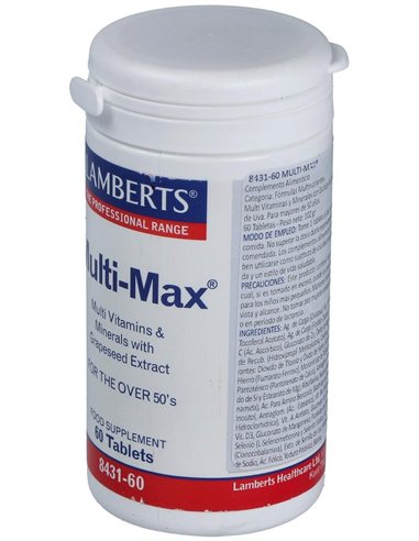 Multi-Max® (Para Mayores de 50) 60 Tabs. de Lamberts