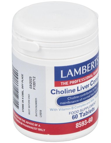 Choline Liver Complex (Cardo Mariano y Vit. B) 60 Tabs. de Lamberts