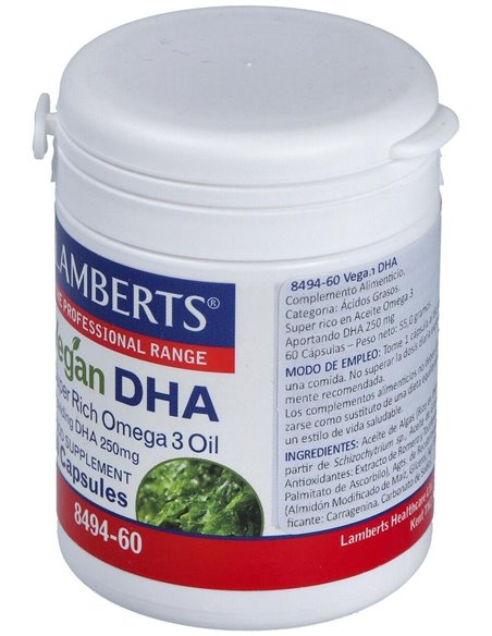 DHA Vegano 250 mg de Lamberts