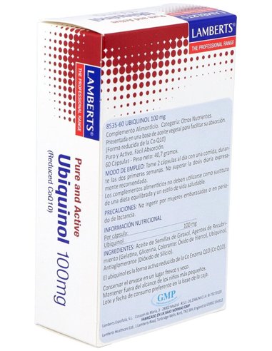 Ubiquinol 100 mg de Lamberts