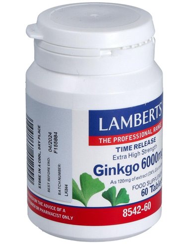Ginkgo Biloba 6000 mg de Lamberts