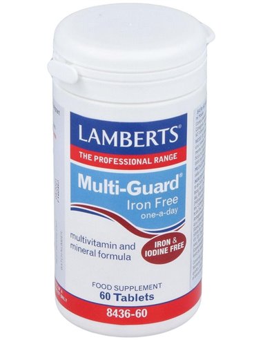 Multi-Guard® Iron Free (Sin hierro ni Yodo) 60 Tabs. de Lamberts