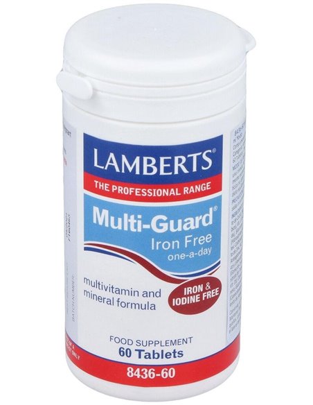Multi-Guard® Iron Free (Sin hierro ni Yodo) 60 Tabs. de Lamberts