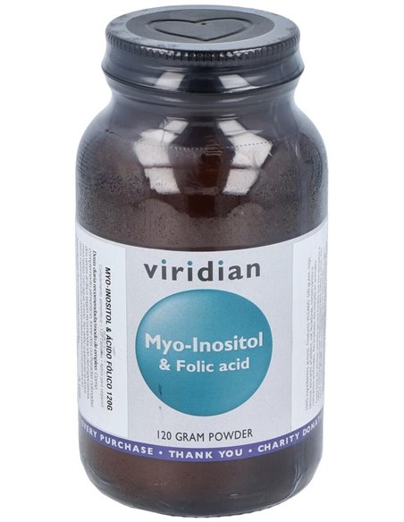 Myo-Inositol Con Acido Folico 120Gr. de Viridian