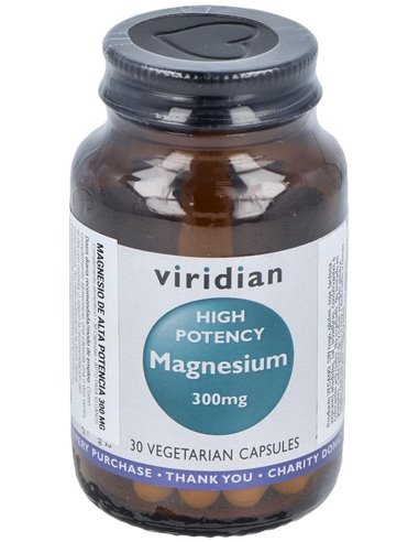 Magnesio Alta Potencia 300Mg. 30Cap.Veg. de Viridian