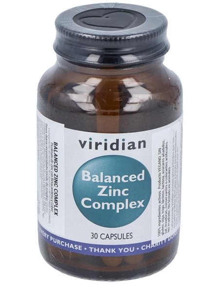 Balanced Zinc Complex 30Cap.Veg. de Viridian