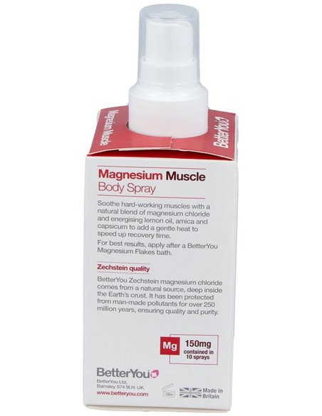 Magnesio Musculo Spray Corporal 100Ml. de Better You