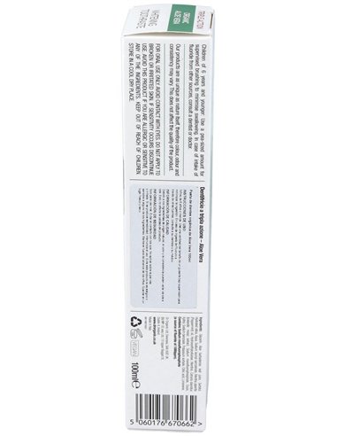 Pasta De Dientes Aloe Vera Organico 100Ml. de Dr. Organic