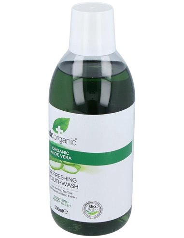 Enjuague Bucal Aloe Vera Organico 500Ml. de Dr. Organic