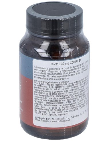 Coq10 30 Mg Complex 50 Vcáps de Terranova