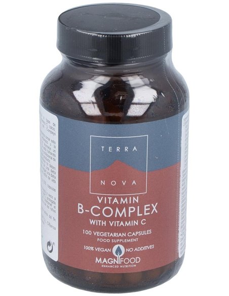 B-Complex Con Vitamina C 100 Vcáps de Terranova