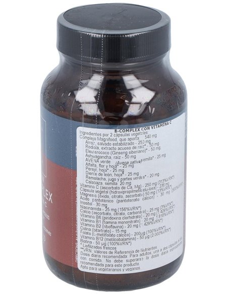 B-Complex Con Vitamina C 100 Vcáps de Terranova