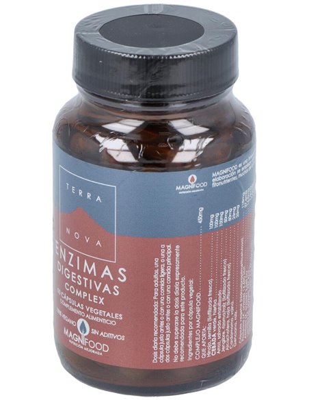 Enzimas Digestivas Complex 50Vcap. de Terranova