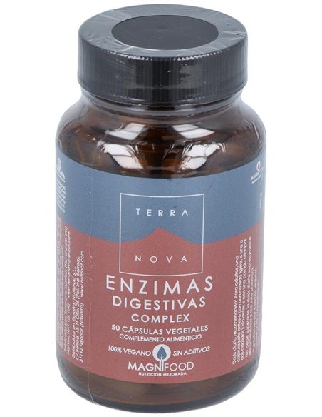 Enzimas Digestivas Complex 50 Vcáps de Terranova