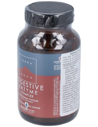 Enzimas Digestivas Complex 100 Vcáps de Terranova