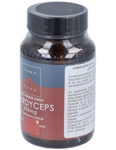 Córdiceps 500 Mg (Cordyceps Sinensis)  50 Vcáps de Terranova