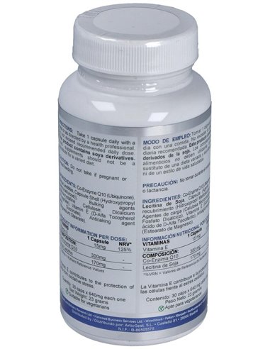 Co-Enzima Q10 300Mg. 30Cap. de Airbiotic