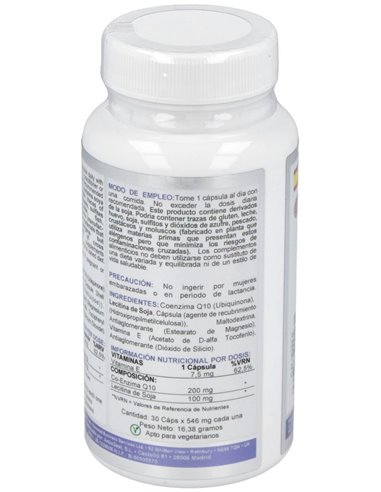 Co-Enzima Q10 200Mg. 30Cap. de Airbiotic