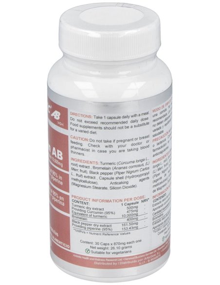 Curcumin Complex 10000Mg. 30Cap. de Airbiotic