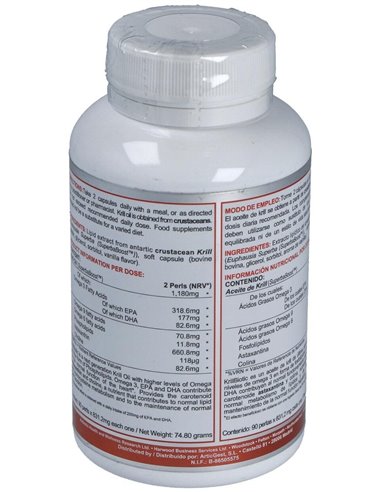 Krillbiotic Ab 590Mg. 90Cap. de Airbiotic