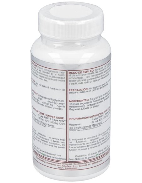 Magnesium Bisglicinato 150Mg. 60Cap. de Airbiotic